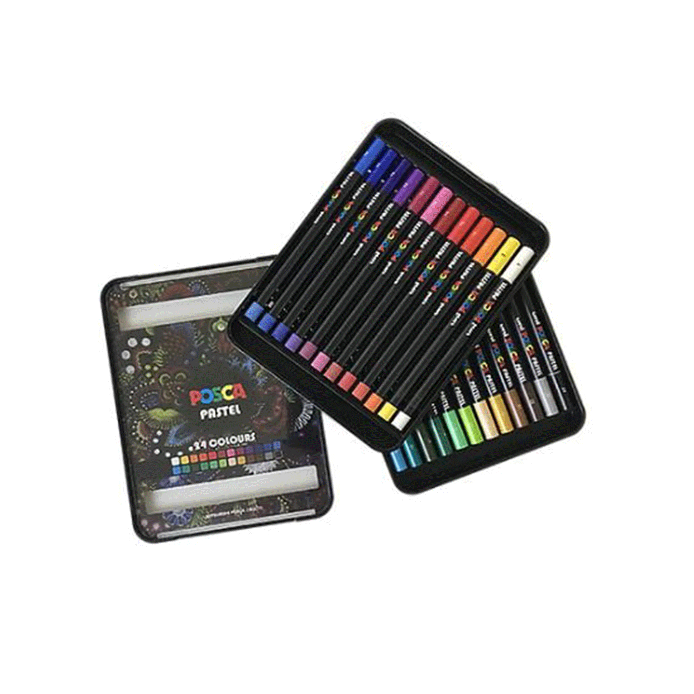 Pastele umjetničke voštane Posca Uni 24 kom u luksuznoj kutiji 1097851