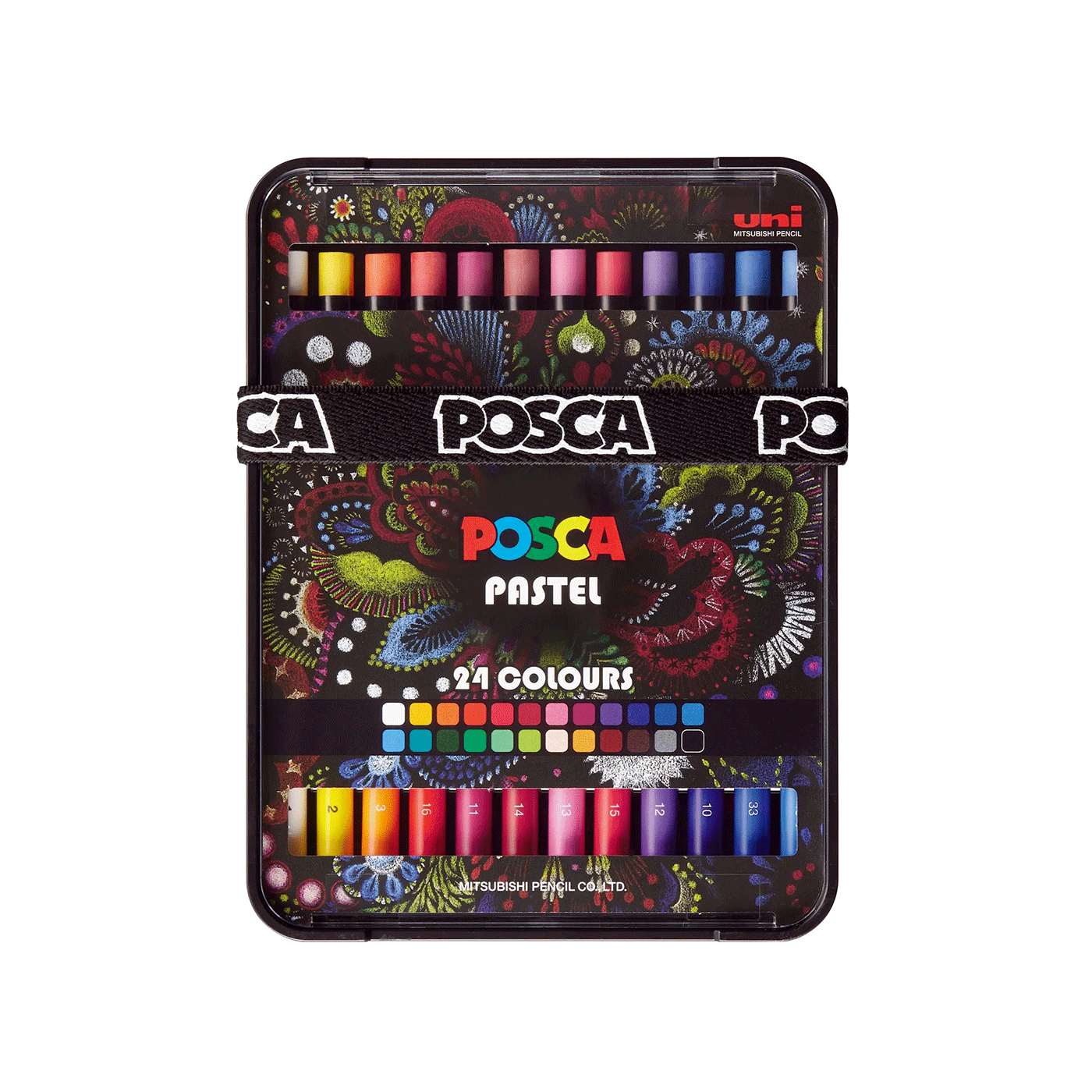 Pastele umjetničke voštane Posca Uni 24 kom u luksuznoj kutiji 1097851