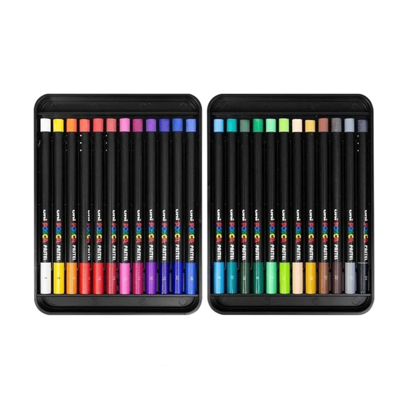 Pastele umjetničke voštane Posca Uni 24 kom u luksuznoj kutiji 1097851 - Slika 2