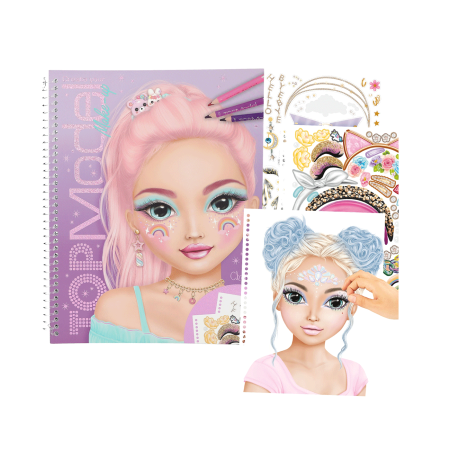 Top Model keativna knjiga s naljepnicama Make Up 1097862