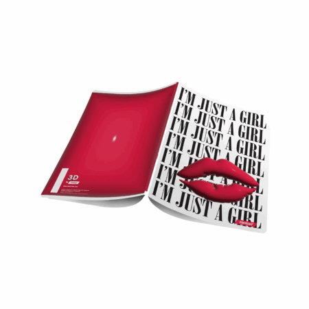 Bilježnica A4 Meki uvez Crte Target 3D 52 lista 1096795