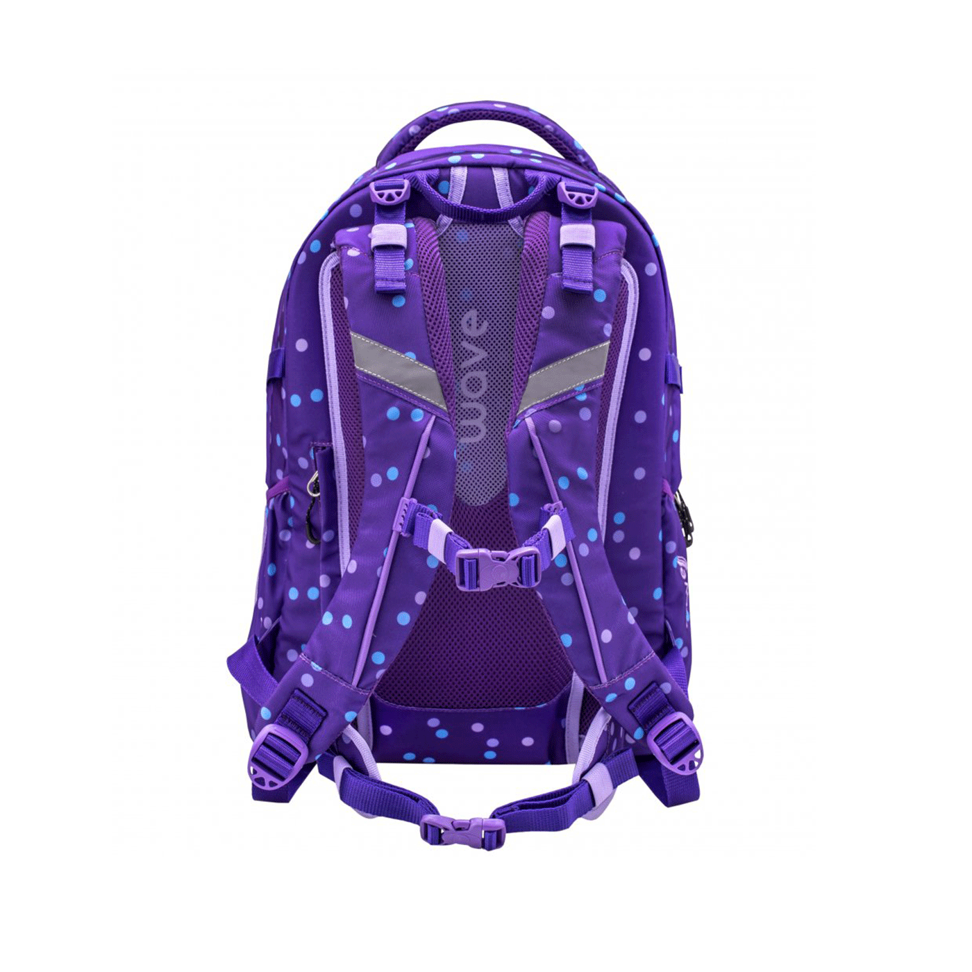 Ruksak školski anatomski Belmil Wave Infinity Purple Dots 1097218 - Slika 2
