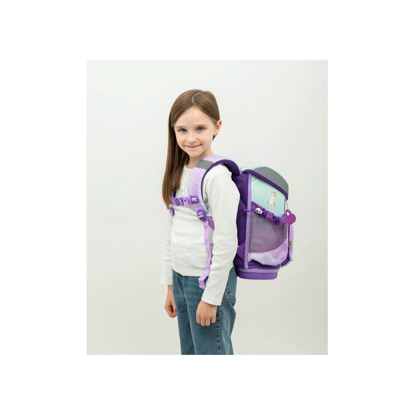 Torba školska anatomska Belmil Mini Fit Rainbow Unicorn Magic 1097937 - Slika 5