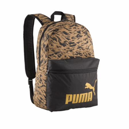 Ruksak Školski Puma Phaze AOP crno zlatni 1098044