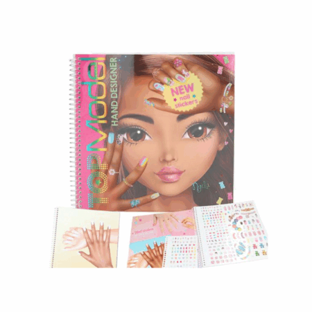 Top model knjiga s naljepnicama i tetovažama za nokte 1097986