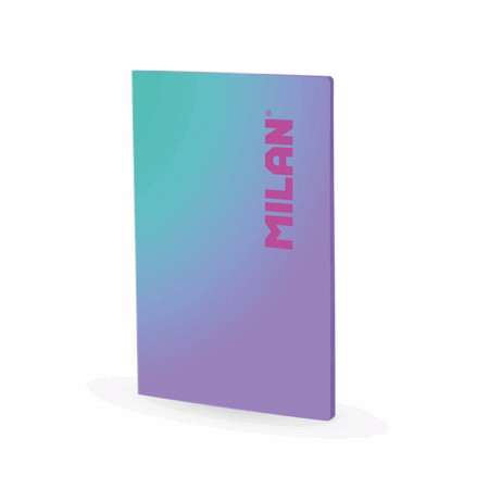 Bilježnica A4 Meki uvez Crte Milan Sunset ljubičasta 1098103