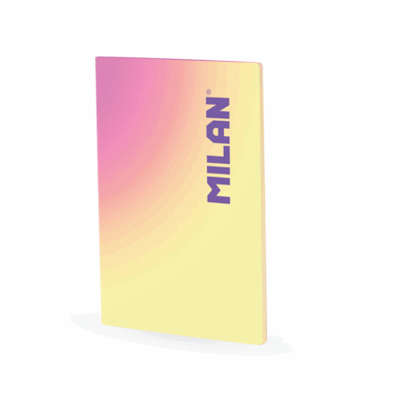 Bilježnica A4 Meki uvez Crte Milan Sunset žuta 1098133