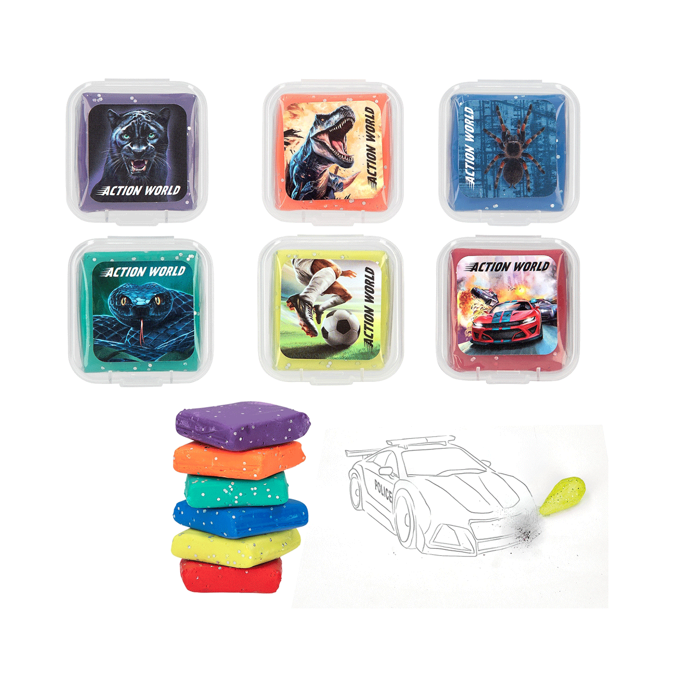 Gumica za brisanje mekana Action World 1098160