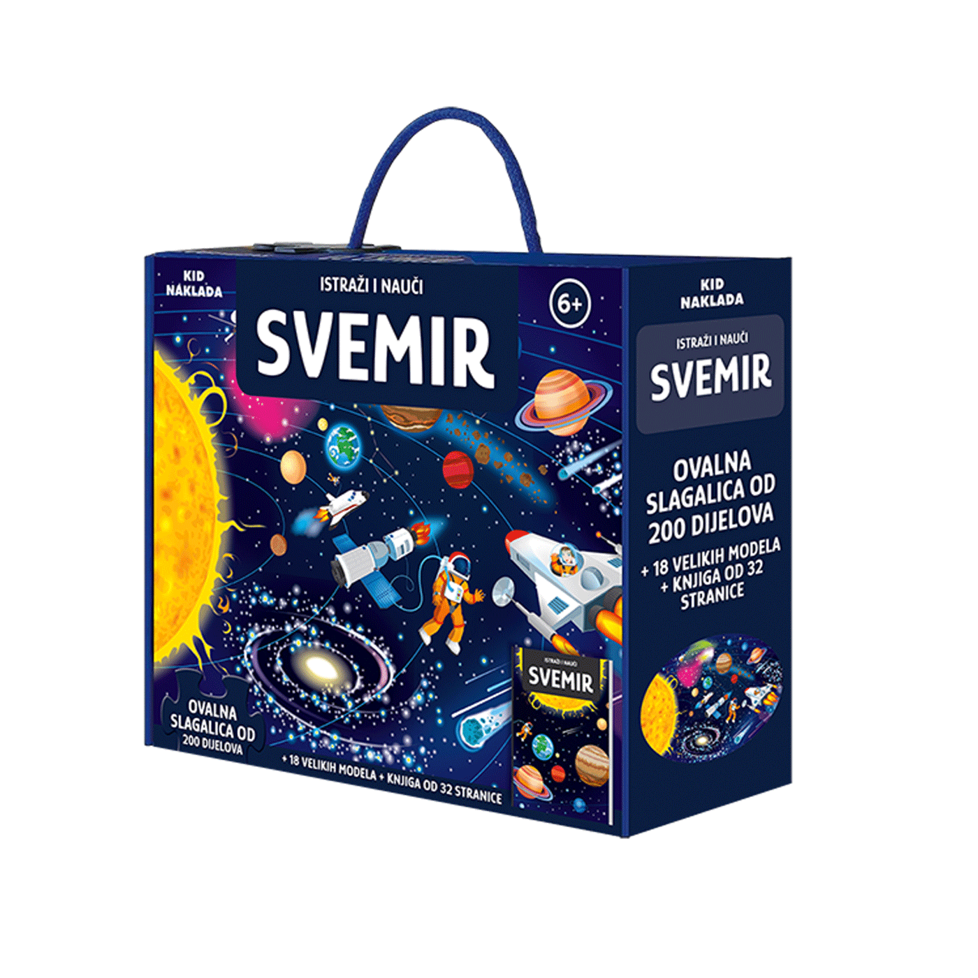 Istarži i nauči Svemir Komplet Slikovnica Puzzle Slagalice 1097702
