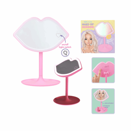Top Model ogledalo na stalku s LED svjetlom Candy Glam 1098173