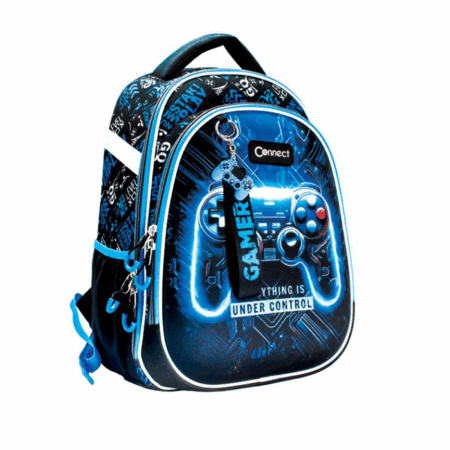 Ruksak školski anatomski Connect 26 XT Gamer Blue 1098214