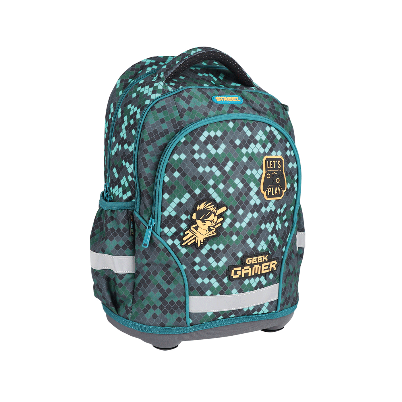 Ruksak školski ergonomski Street Geek 1098263