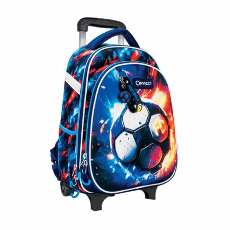 Ruksak školski s kotačima Connect XT 26 Football 1098213