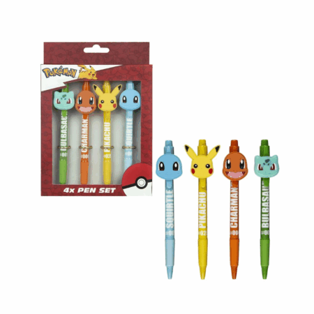 Pokemon školski set 4 kemijske olovke 1098675