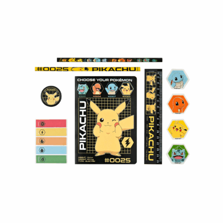 Pokemon školski set za pisanje u PVC pernici