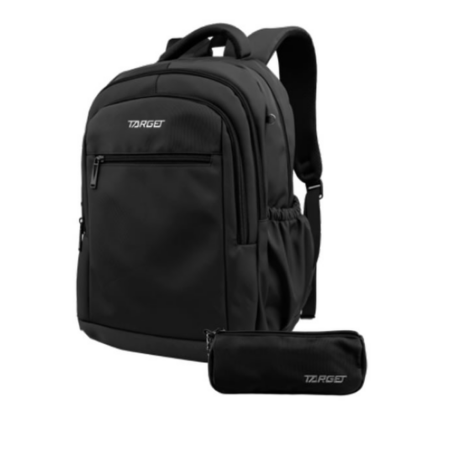 Ruksak školski Target Nero Black + pernica 1098661