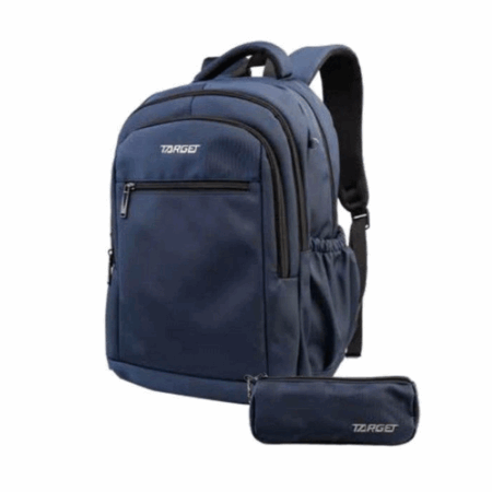Ruksak školski Target Nero Blue + pernica 1098662