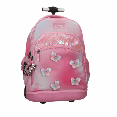 Ruksak školski s kotačima Street Lovely Butterfly Trolley 1098688
