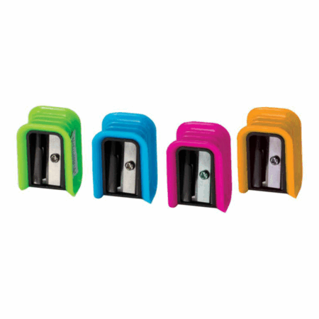 Šiljilo PVC jedna rupa Connect Black 1098507