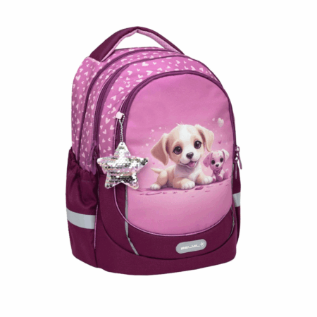 Ruksak školski anatomski Belmil Leisure Plus Puppy Love 1098932