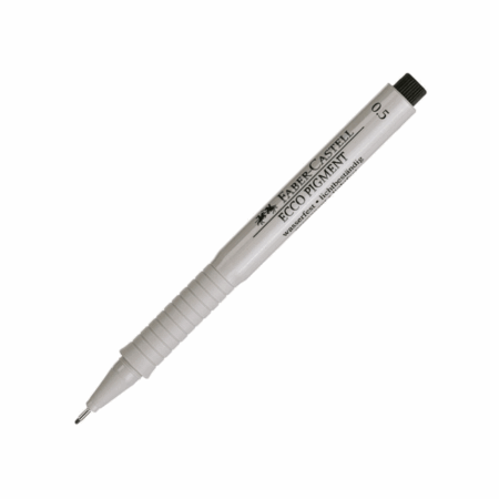 Faber Castell Flomaster za tehničko crtanje 0,5 mm crni Ecco pigment 1099084