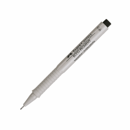 Faber Castell Flomaster za tehničko crtanje 0,6 mm crni Ecco pigment 1099085