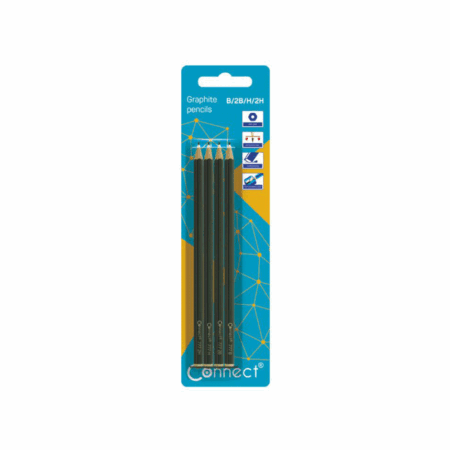 Olovka grafitna B,2B,H,2H blister 777 Connect 91356