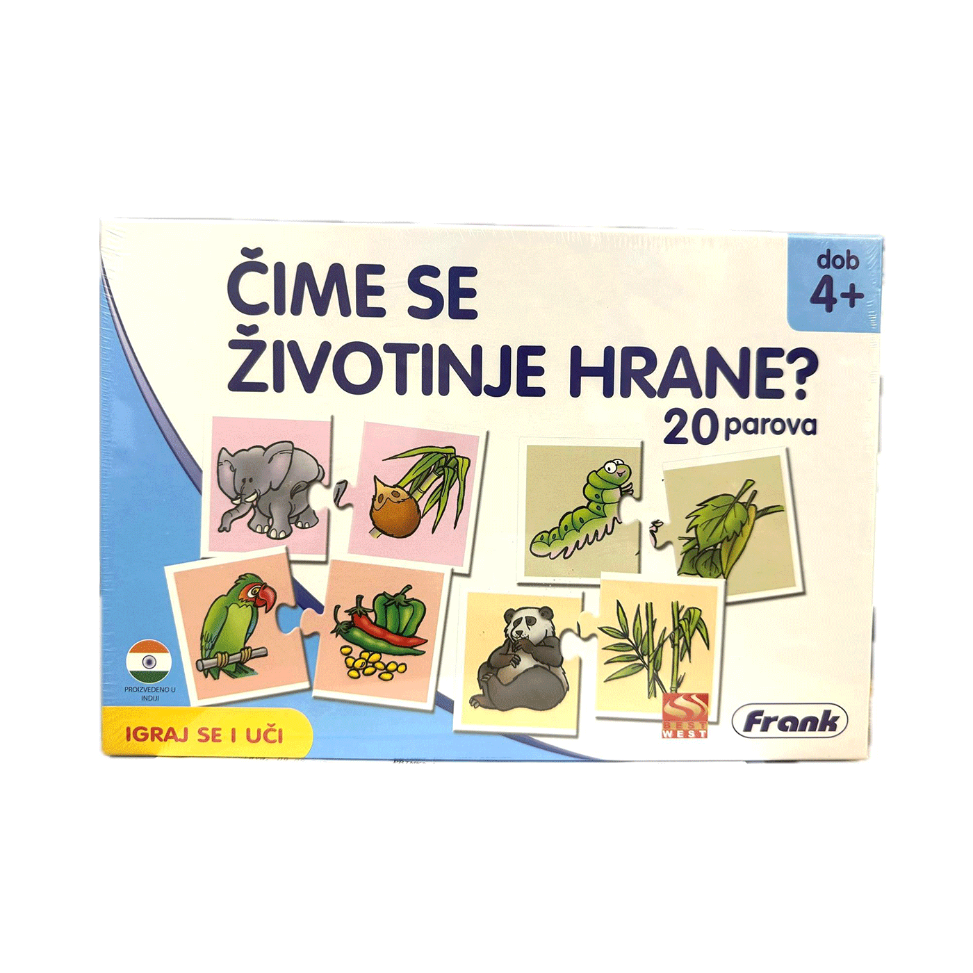 Puzzle Edukativne Čime se hrane životinje Frank 92221