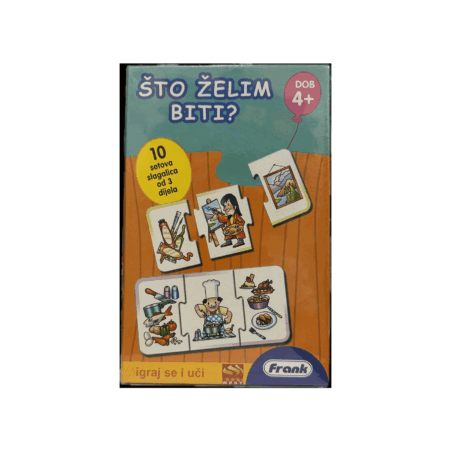 Što želim biti edukativne slagalice Frank 1099097