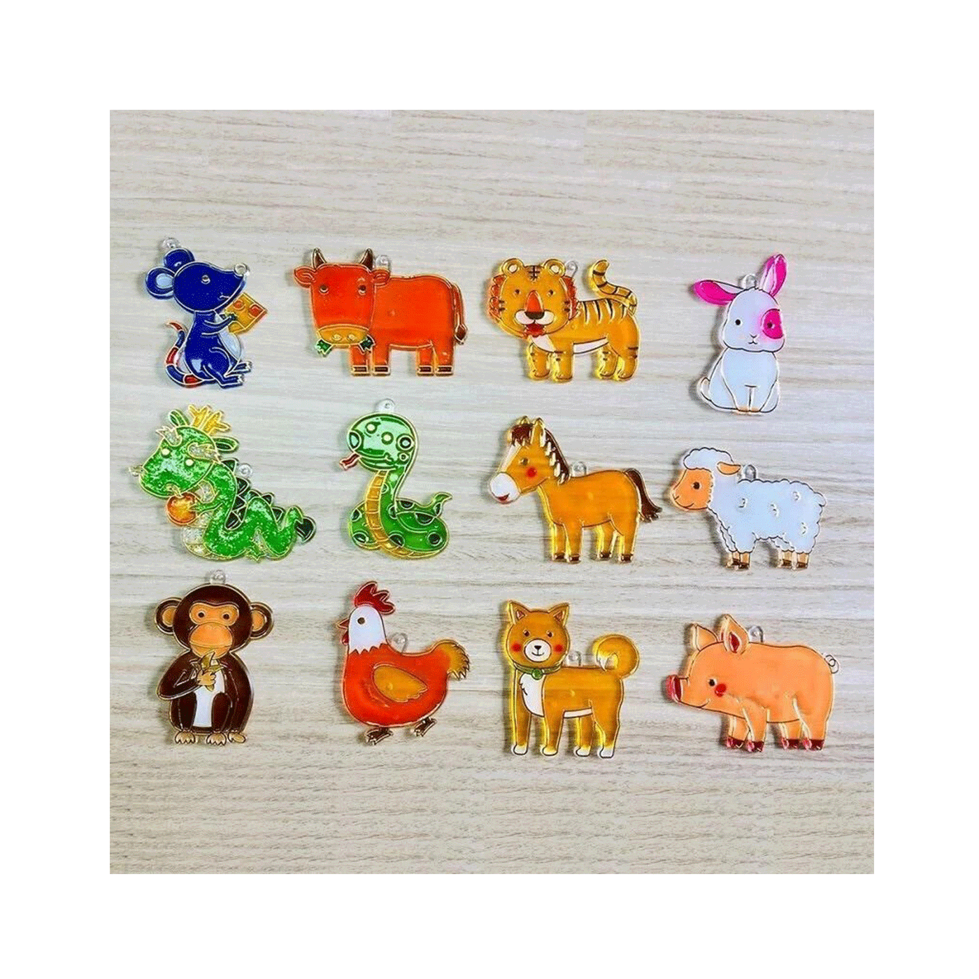 Sun Deco Animals Amos set za oslikavanje stakla 1099409 - Slika 4